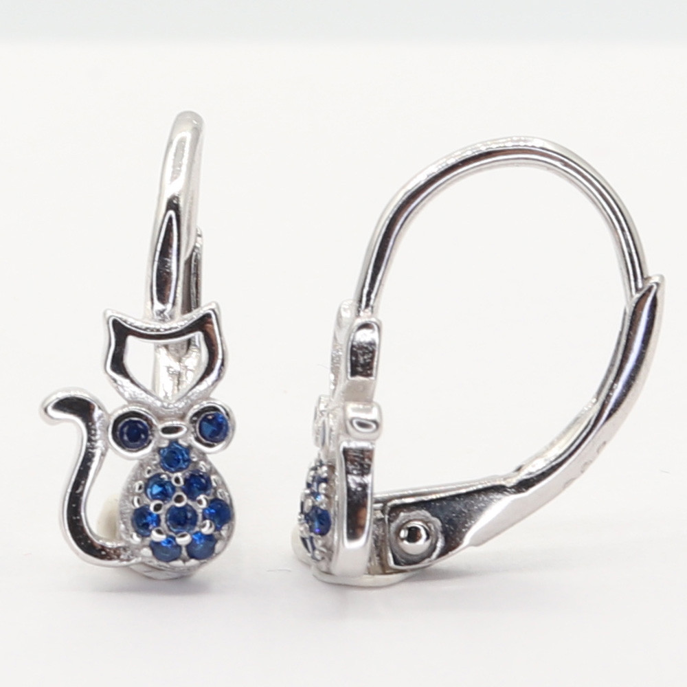 Stříbrné náušnice 109309