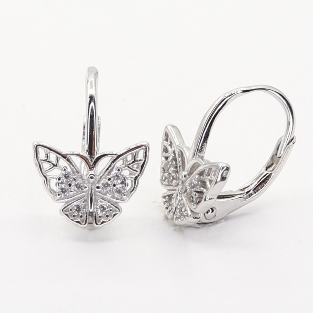 Stříbrné náušnice 109316