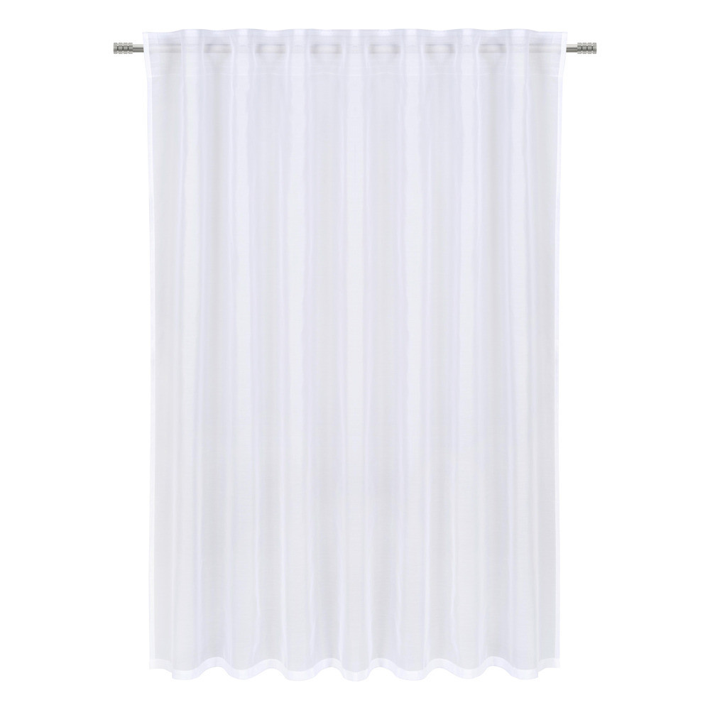 Fertigvorhang Leo Transparent In Weiß Ca. 140x145cm