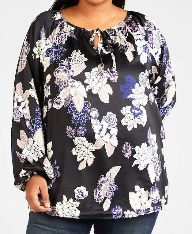 Květovaná halenka Only, velikost 46