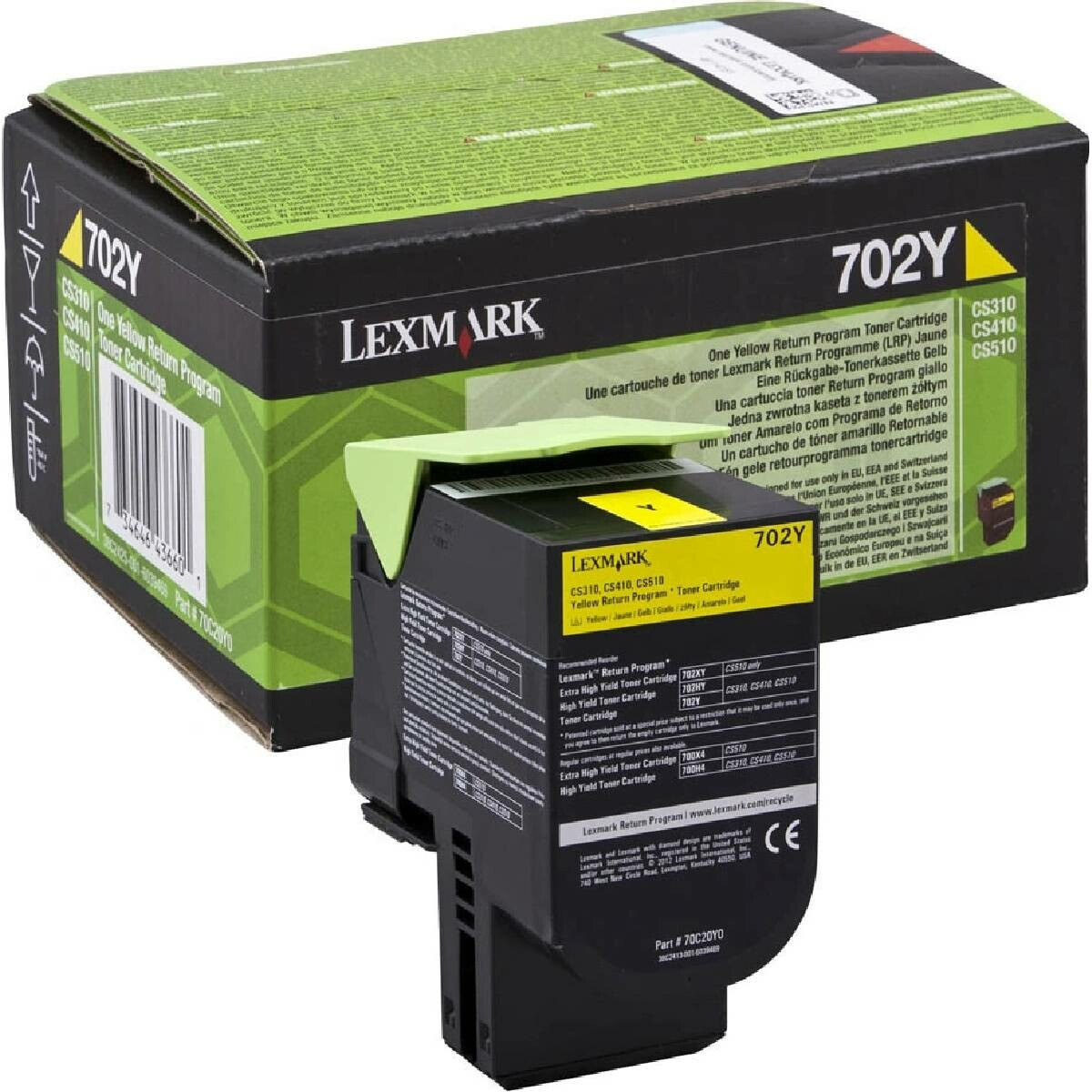 Tonery Náplně Lexmark 70C20Y0 - originální - žlutý