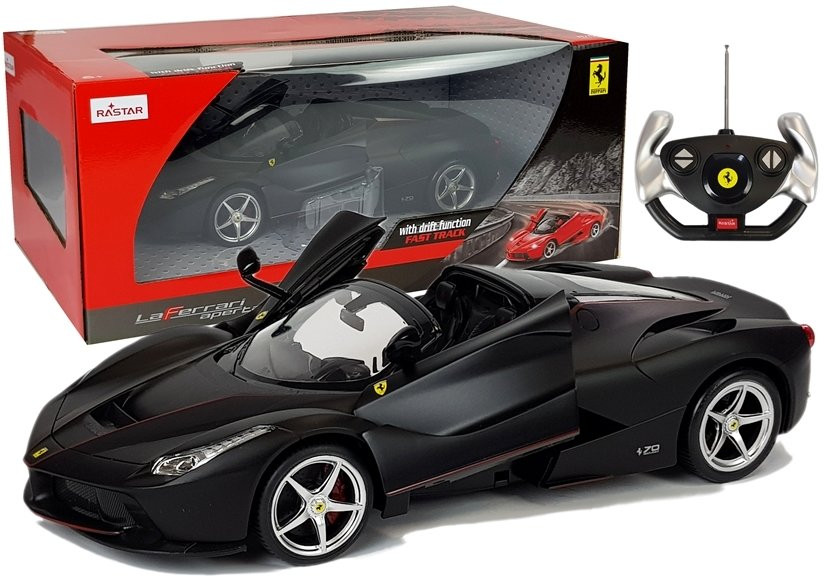 Mamido RASTAR RASTAR Auto na dálkové ovládání RC Ferrari Aperta 1:14 černé