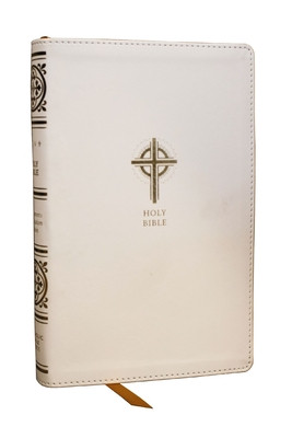 Nrsvce Sacraments of Initiation Catholic Bible, White Leathersoft, Comfort Print (Catholic Bible Press)(Imitation Leather)