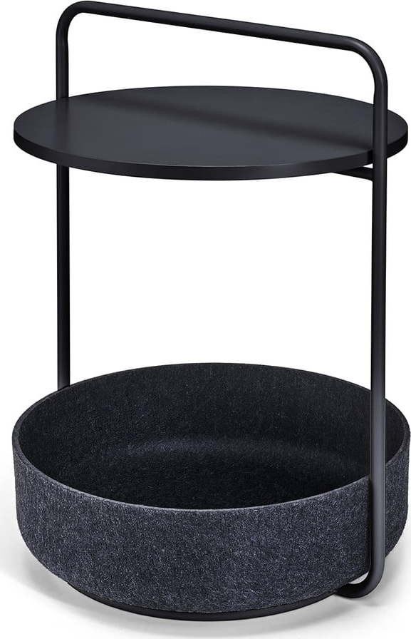 Kulatý odkládací stolek ø 50 cm Tavolino Black – MiaCara