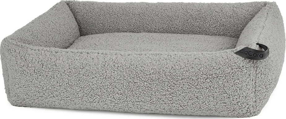 Šedý pelíšek pro psa z materiálu bouclé 71x91 cm Senso Pebble M – MiaCara