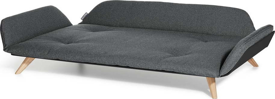 Antracitový pelíšek pro psa 69x101 cm Letto Mottled Anthracite M – MiaCara