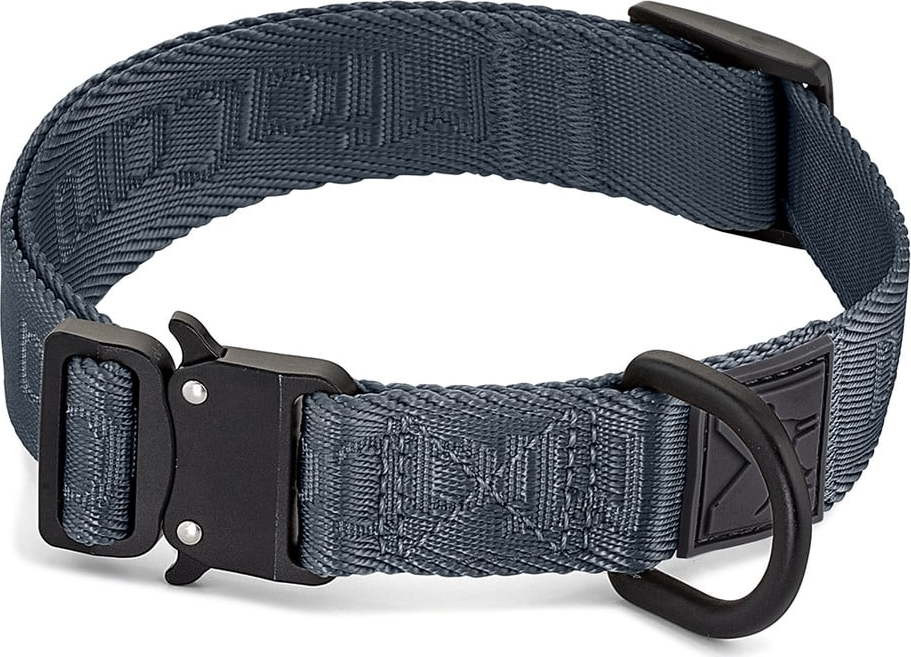 Tmavě šedý obojek velikost S/M délka 32 cm Modena Asphalt S/SM – MiaCara