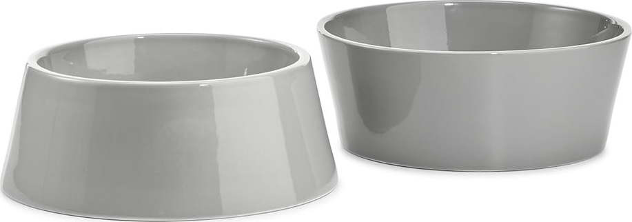 Porcelánové misky v sadě 2 ks ø 21 cm Doppio Concrete M/L – MiaCara