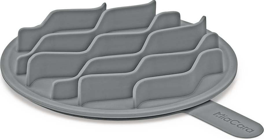 Silikonová protihltací vložka do misky pro psa ø 15 cm Lento Slate S/M – MiaCara
