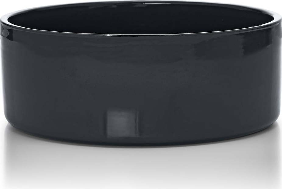 Porcelánová miska pro psa ø 16 cm Scodella Graphite S/M – MiaCara