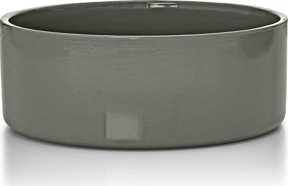Porcelánová miska pro psa ø 20 cm Scodella Cement M/L – MiaCara