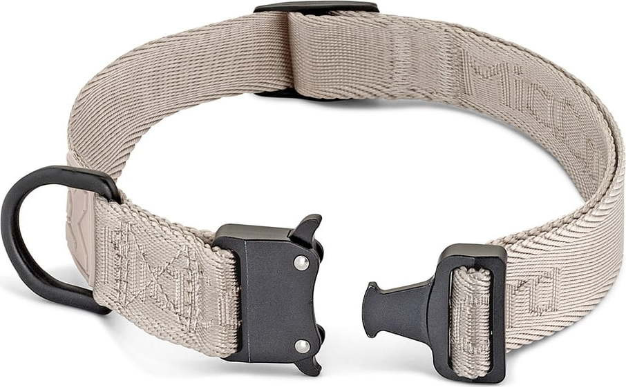 Béžový obojek velikost M/L délka 35 cm Modena Greige M/ML – MiaCara