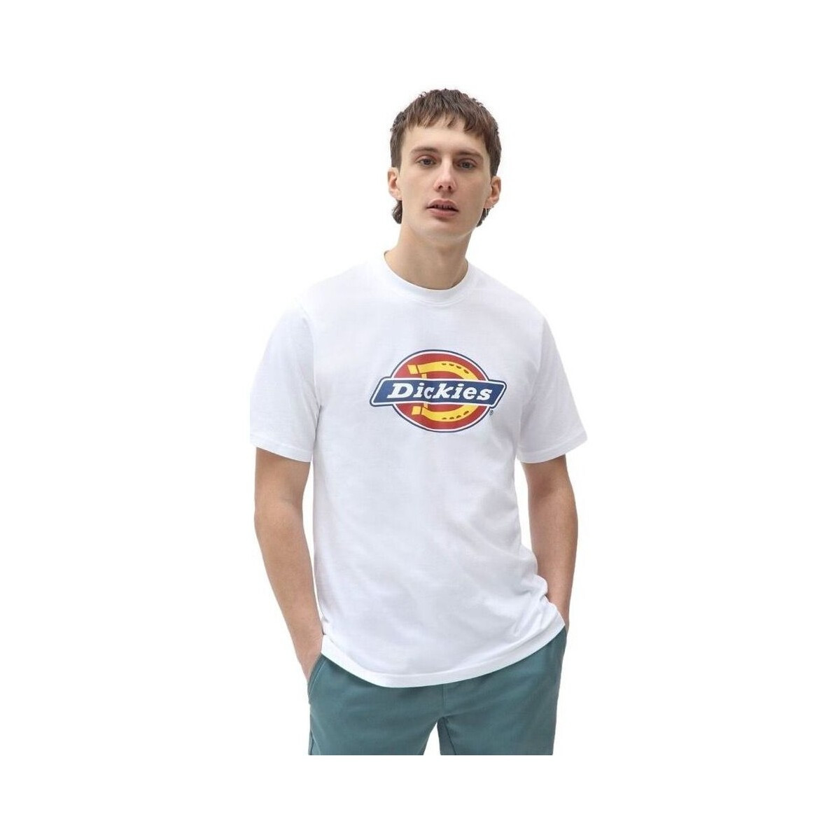 Dickies  Icon Logo T-Shirt - White  Bílá