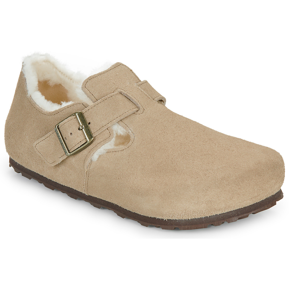 Birkenstock  London Shearling LEVE Taupe  Béžová