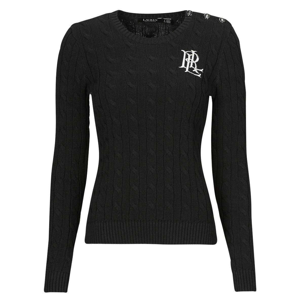 Lauren Ralph Lauren  MONTIVA-LONG SLEEVE-PULLOVER  Černá