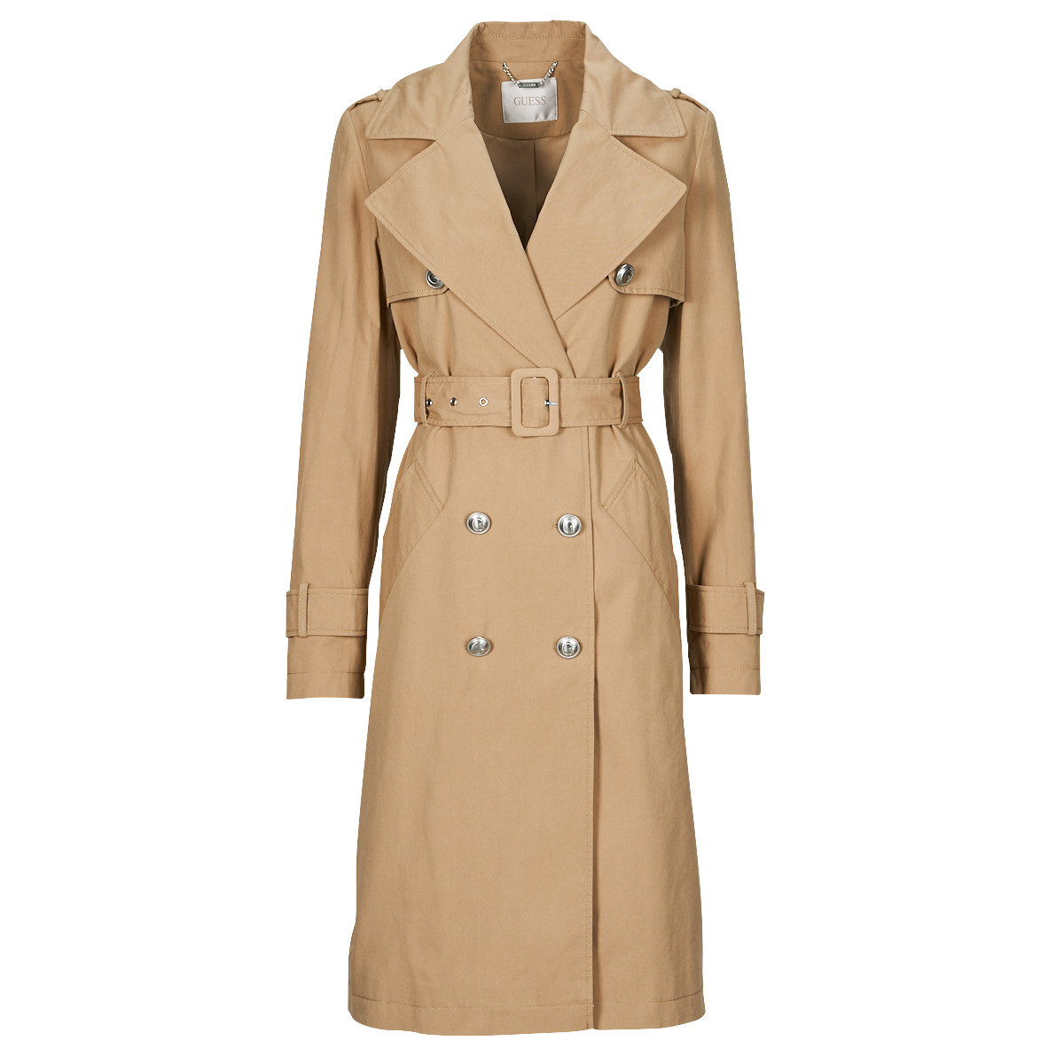 Guess  LS JADE BELTED TRENCH  Béžová