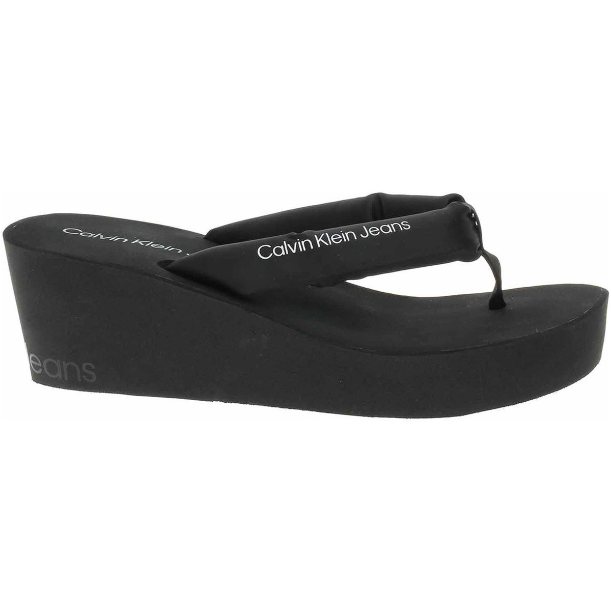 Calvin Klein Jeans  Plážové pantofle  YW0YW013970GM Black-Bright White  Černá