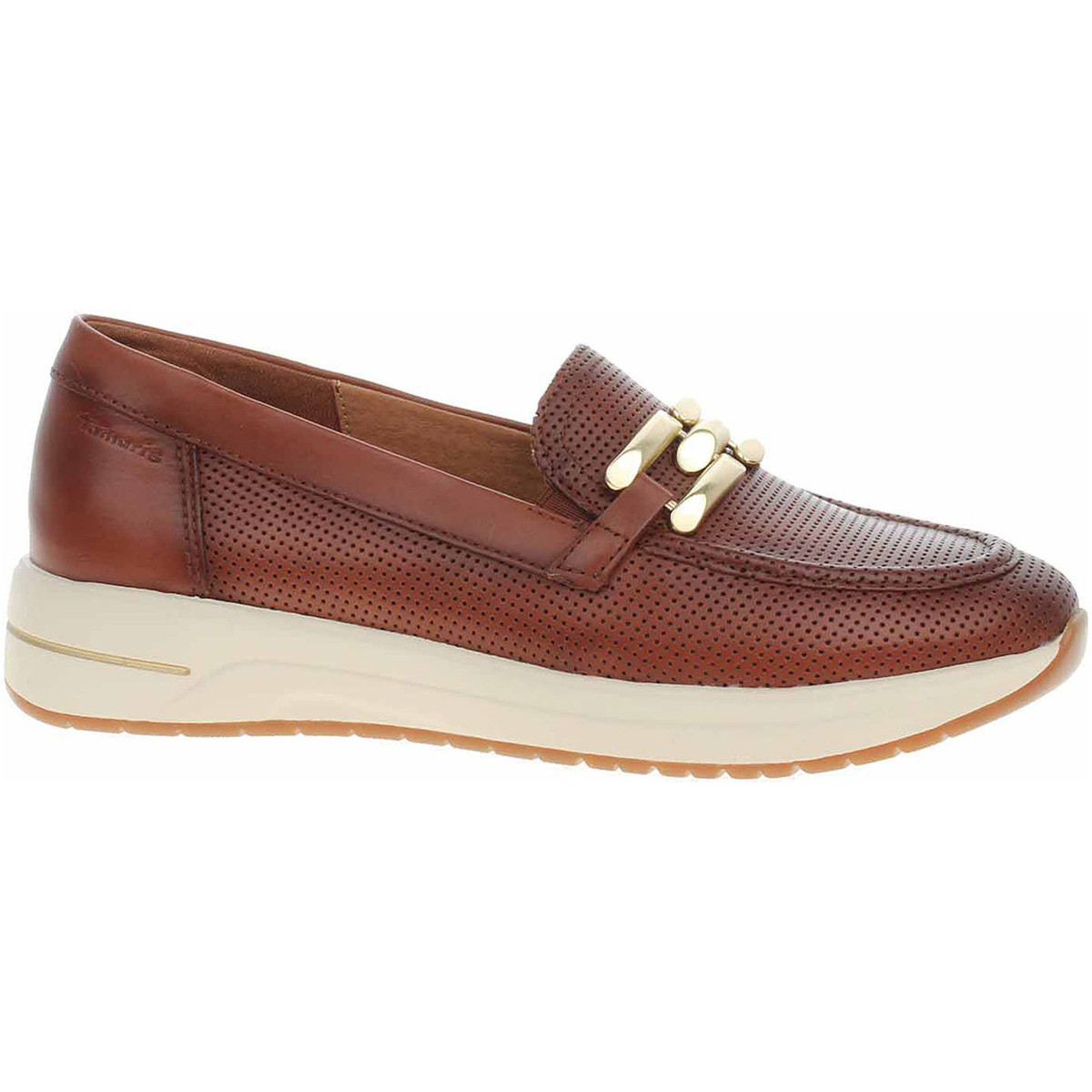 Tamaris  Dámské mokasiny  8-84700-42 cognac nappa  Hnědá