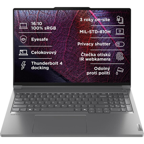 Lenovo ThinkBook 16p G5 IRX, šedá - 21N50012CK
