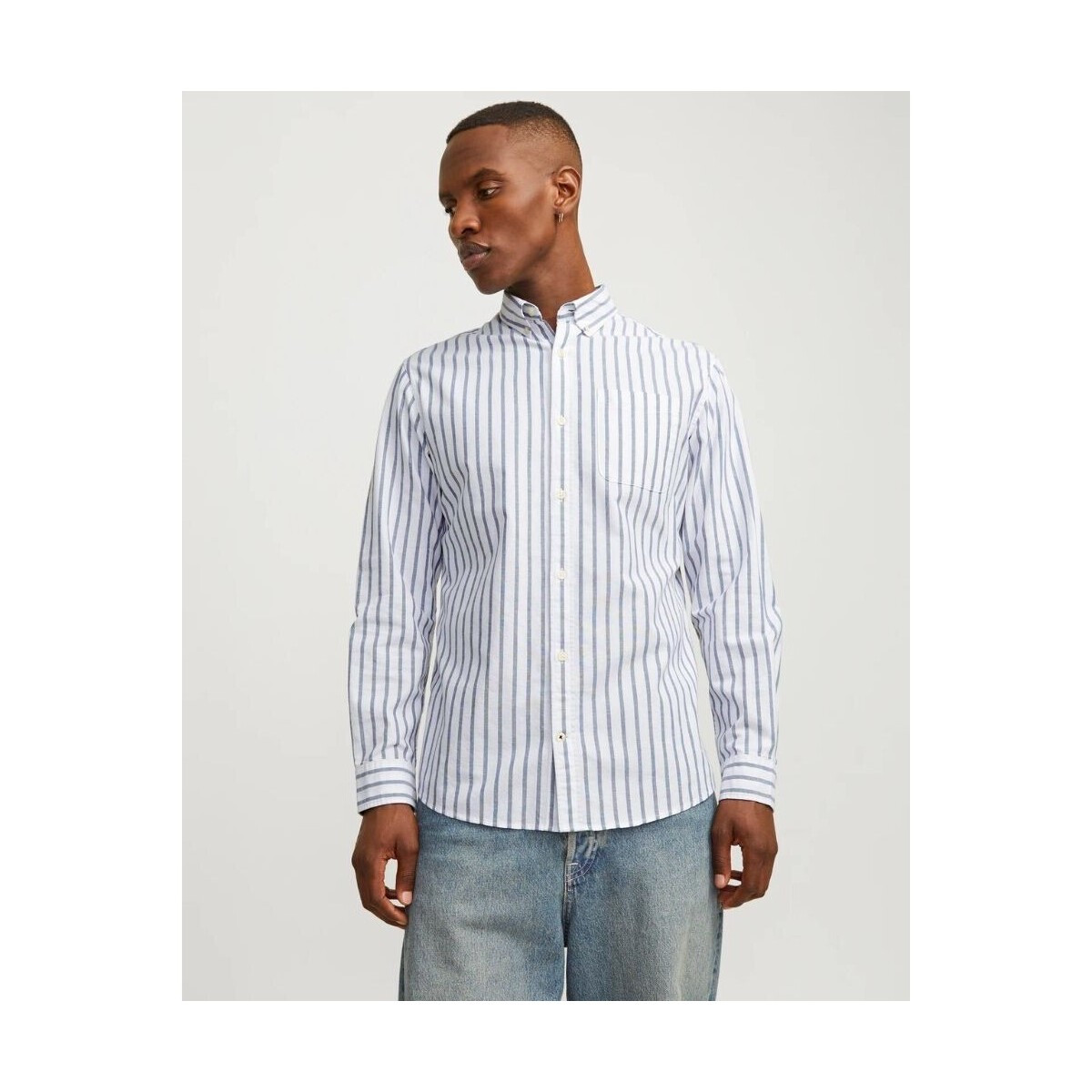 Jack & Jones  12182486 OXFORD  Modrá