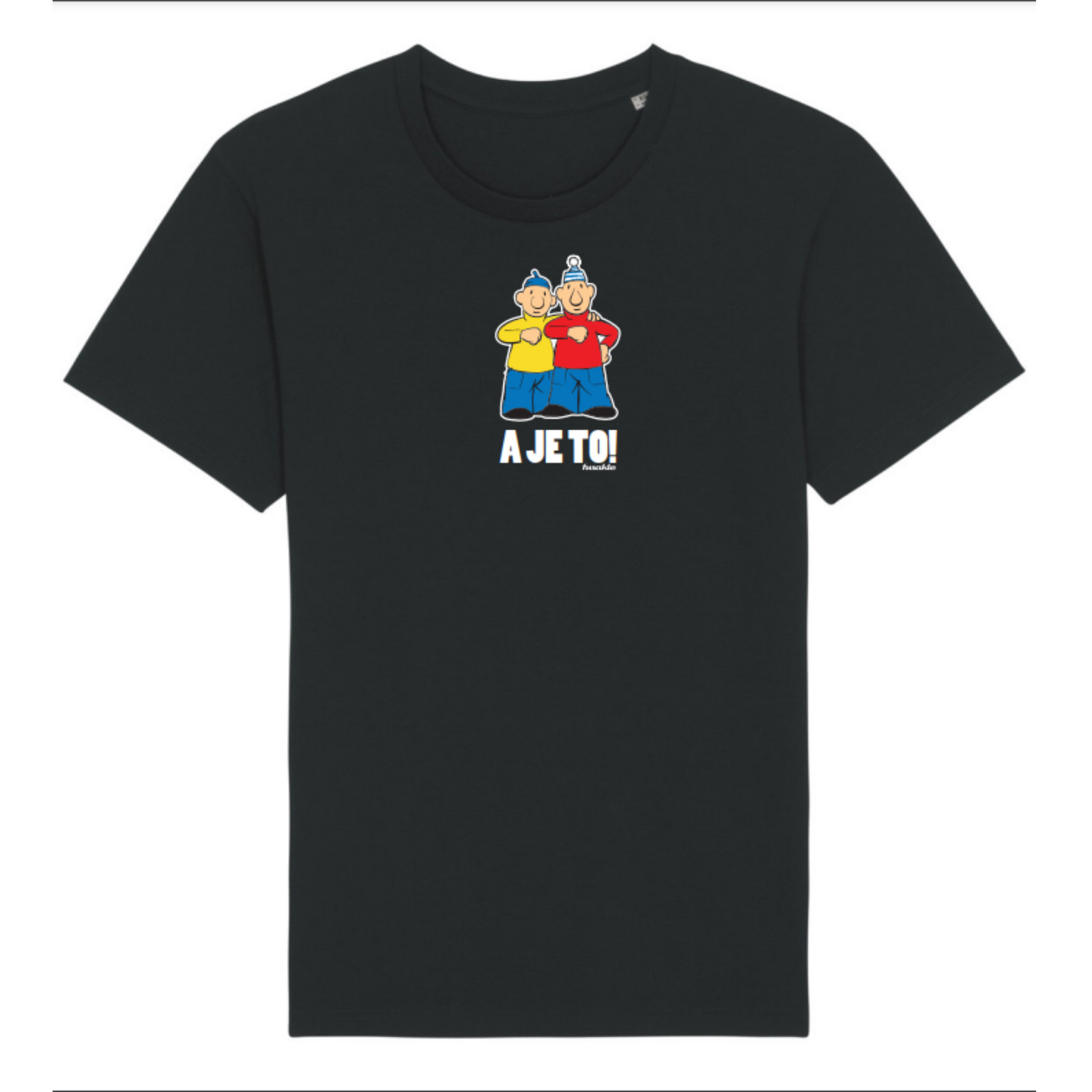 Tričko Pat a Mat - A je to! černé Fusakle
