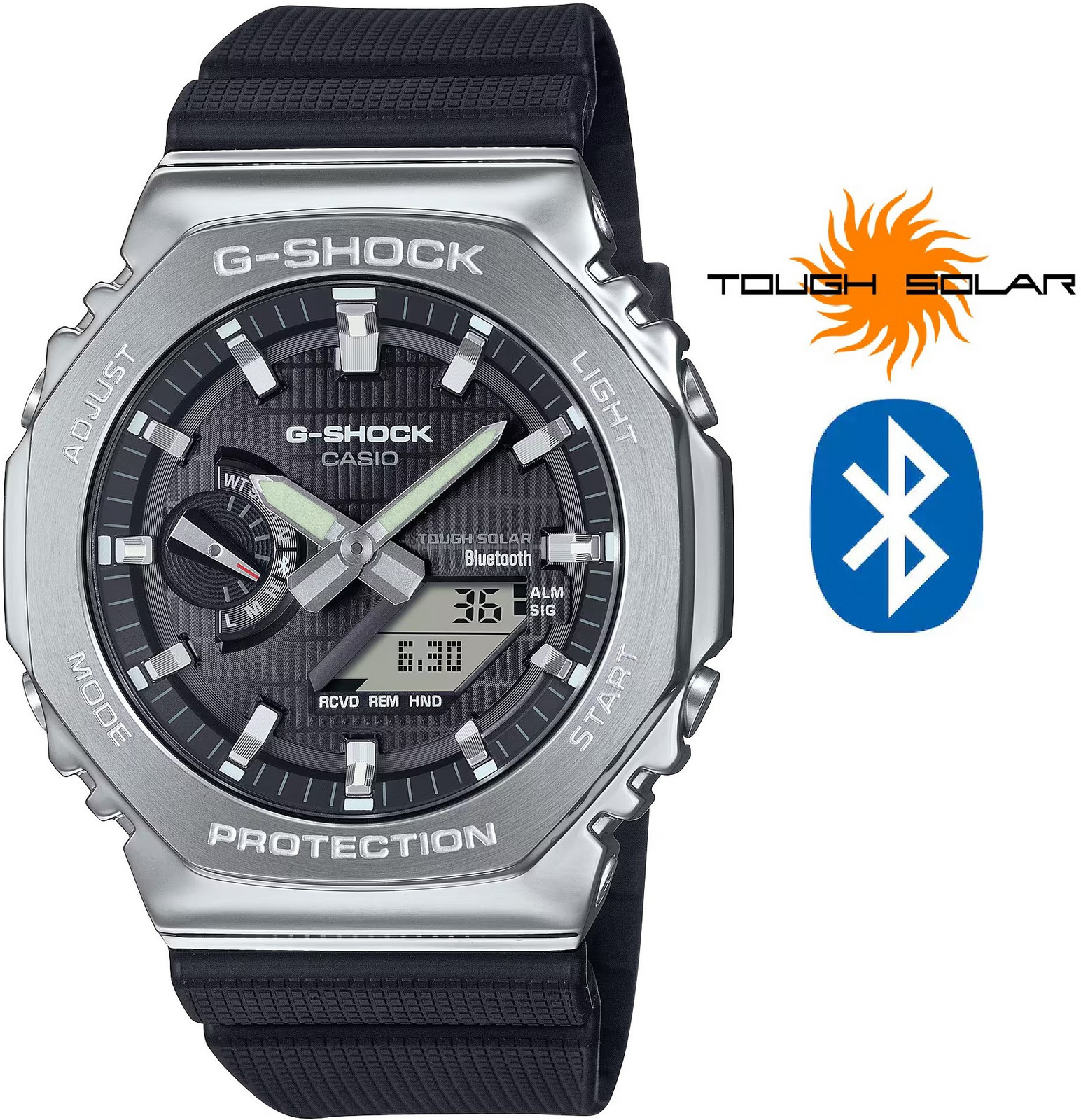 Casio G-SHOCK G-Steel Solar Bluetooth GBM-2100-1AER (000)