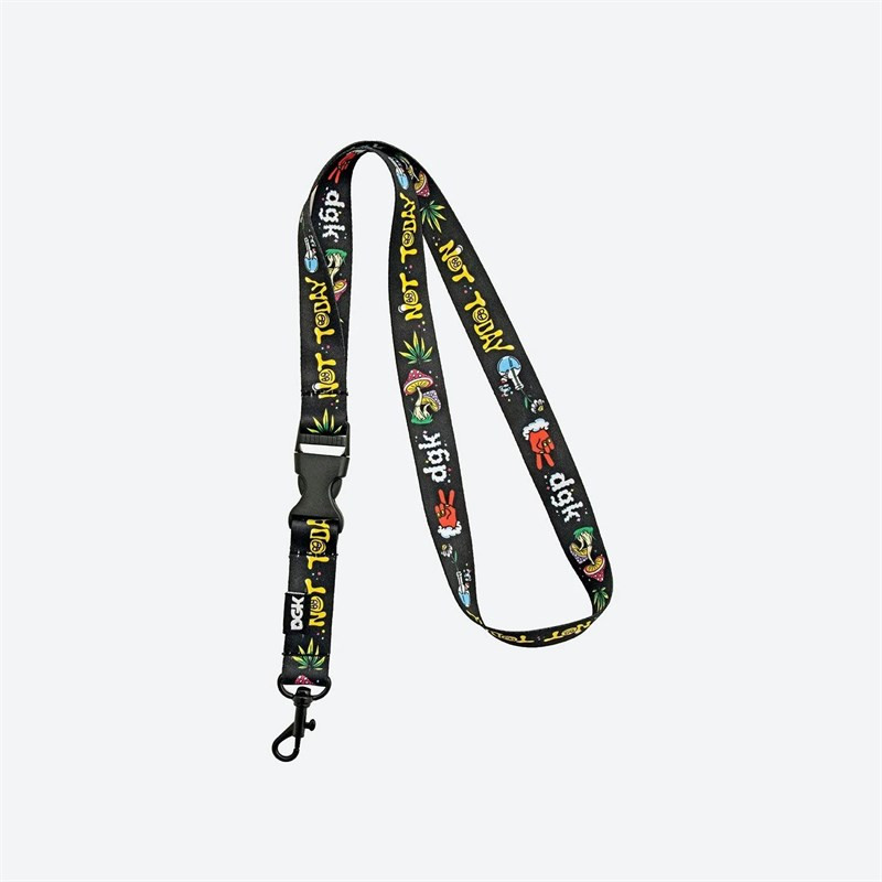 klíčenka DGK - Not Today Lanyard Black (BLACK)