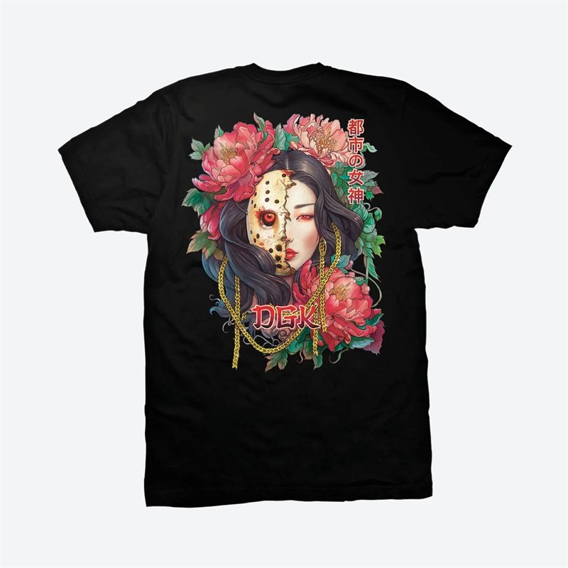 triko DGK - Demon Goddess Tee Black (BLACK)