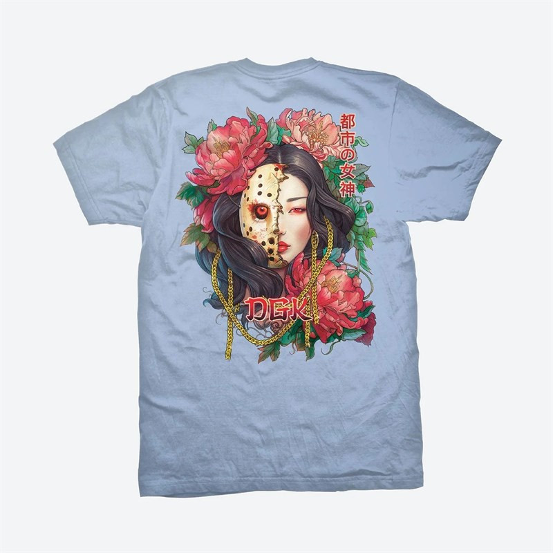 triko DGK - Demon Goddess Tee Powder Blue (BLUE)