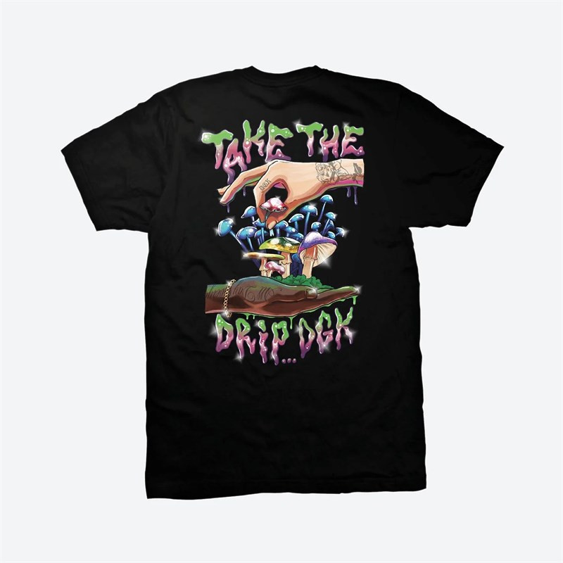 triko DGK - The Gift Tee Black (BLACK)