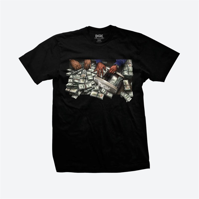 triko DGK - Bands Tee Black (BLACK)