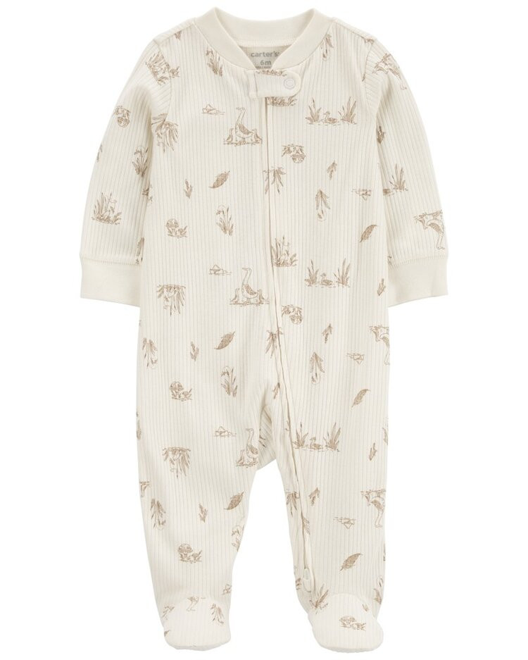 CARTER'S Overal na zip Sleep&Play Ivory Goose neutral 9m/vel. 74