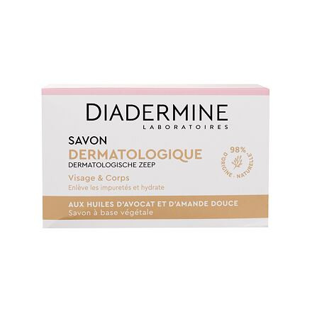 Diadermine Dermatological Bar Soap unisex hydratační mýdlo s avokádovým a mandlovým olejem 100 g unisex poškozená krabička