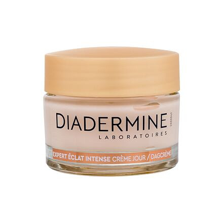 Diadermine Expert Éclat Intense Day Cream dámský rozjasňující a omlazující denní pleťový krém 50 ml pro ženy poškozená krabička