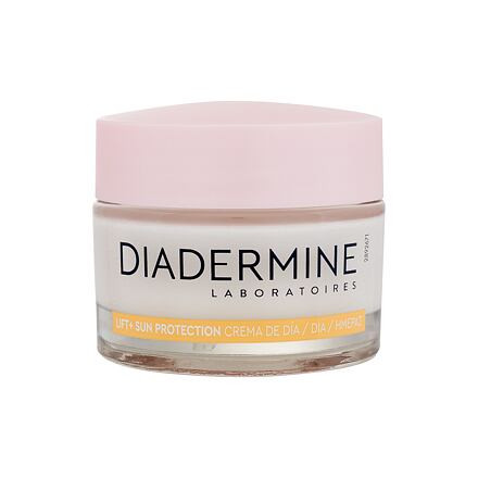 Diadermine Lift+ Sun Protection Anti-Age Day Cream SPF30 dámský protivráskový krém s uv ochranou 50 ml pro ženy poškozená krabička