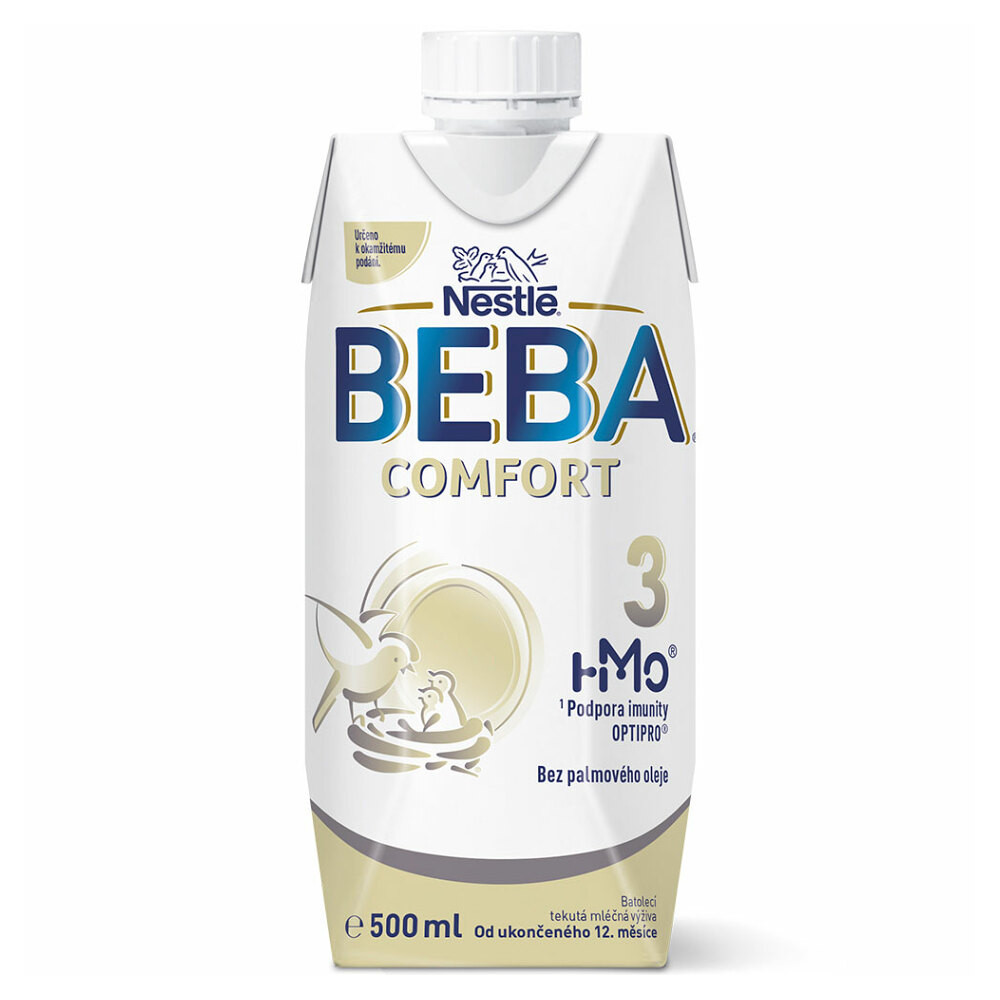 BEBA COMFORT 3 Liquid Tekutá mléčná výživa od 12.měsíce 500 ml, poškozený obal