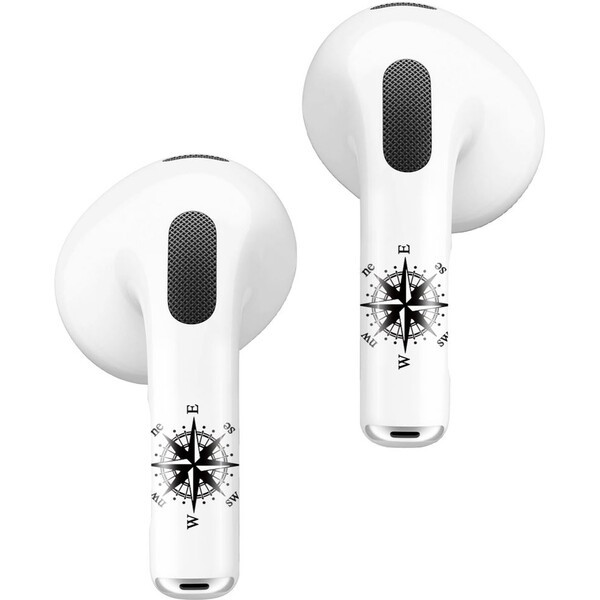 RockMax skin Art dekorativní nálepka pro AirPods 3 Kompas