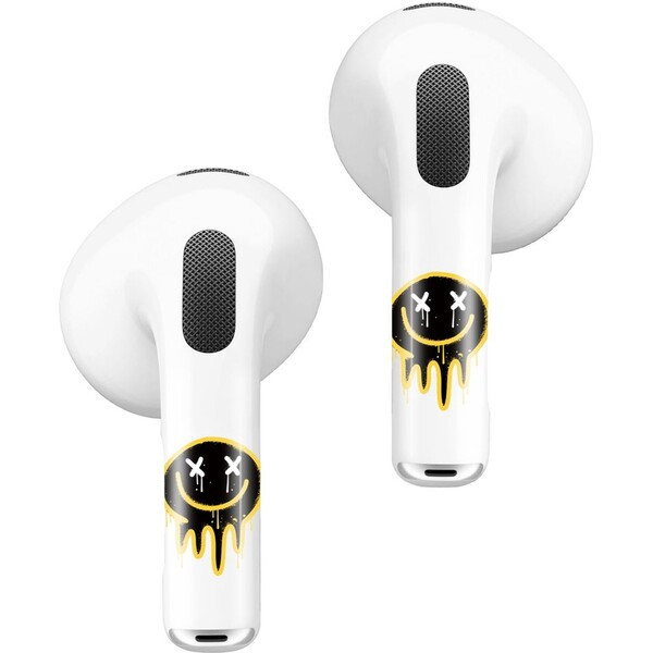 RockMax skin Art dekorativní nálepka pro AirPods 3 Black Smile