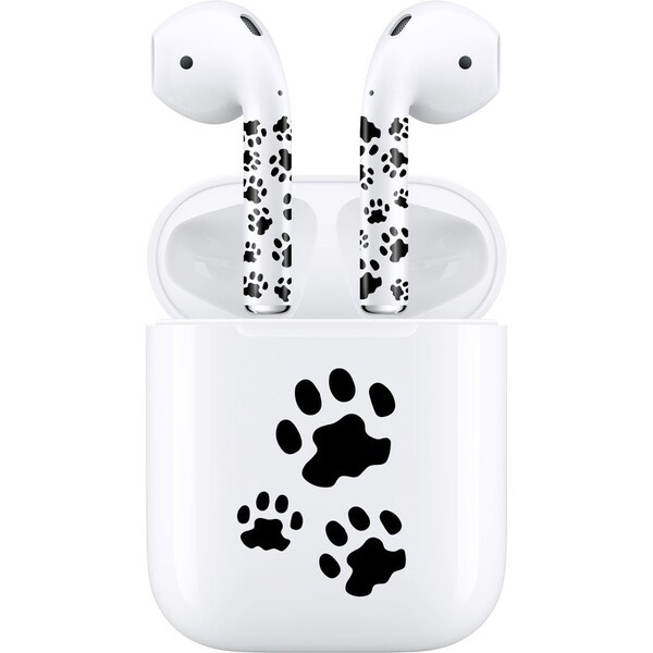 RockMax skin Art dekorativní nálepka pro AirPods 1/2 Gen.+nabíjecí pouzdro Tlapky