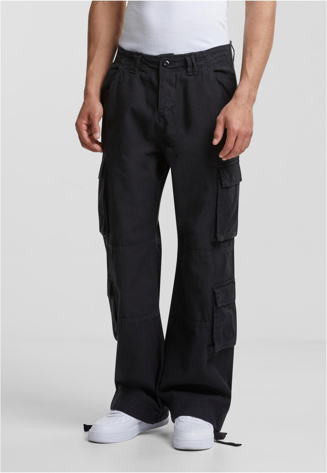 Double Cargo Pants - black 28