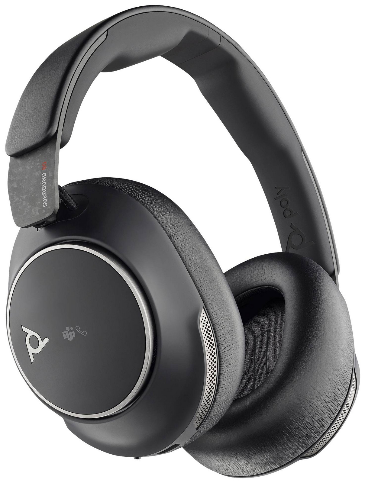 HP Poly 8H2G3AA Sluchátka Over Ear Bluetooth®, kabelová stereo černá headset