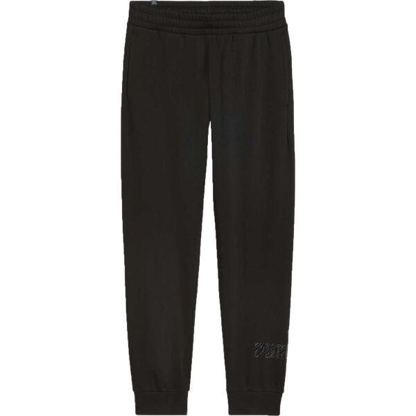 Puma ESSENTIALS + ANIMAL PANTS FL Dámské tepláky, černá, velikost