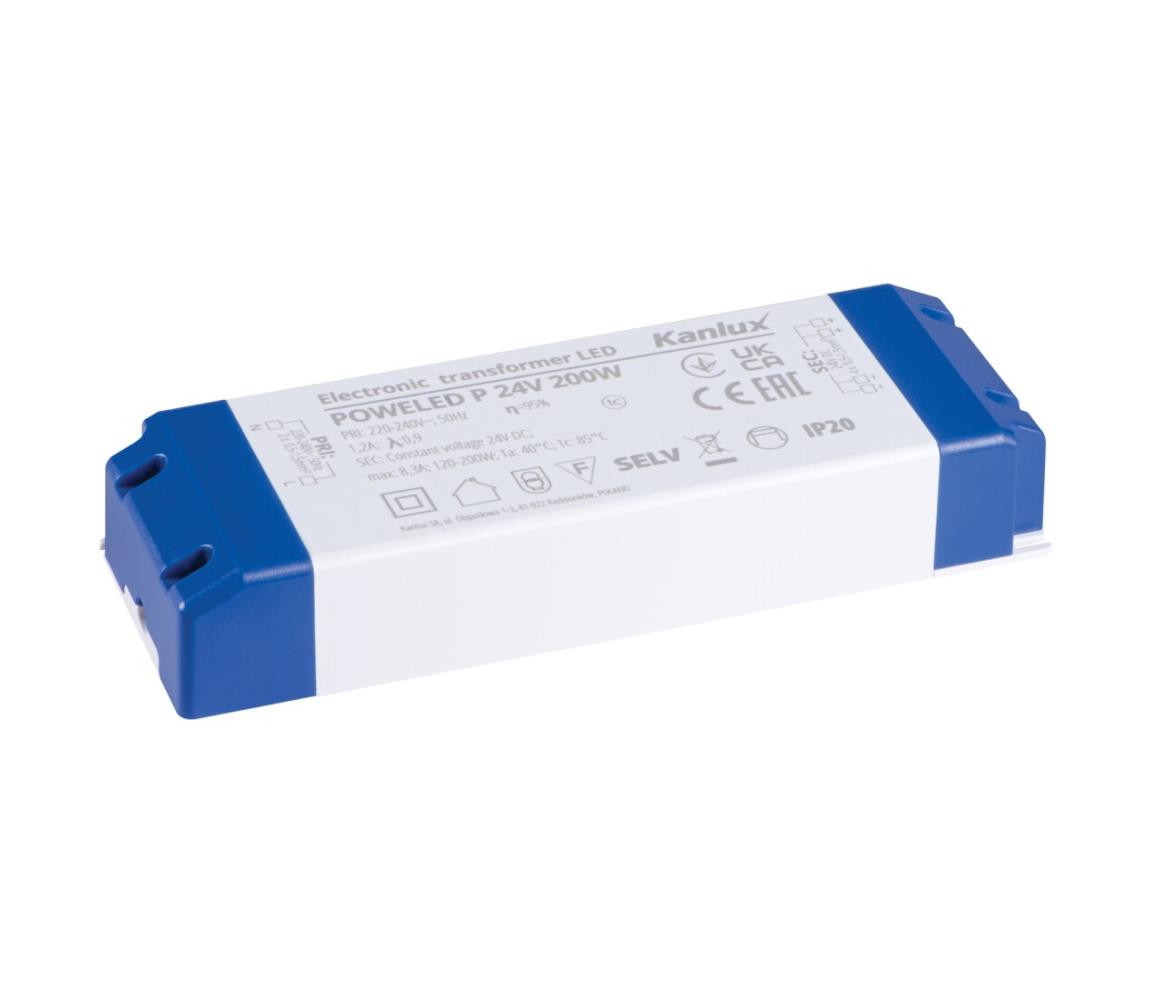 28966 - LED Elektronický transformátor 200W/24V