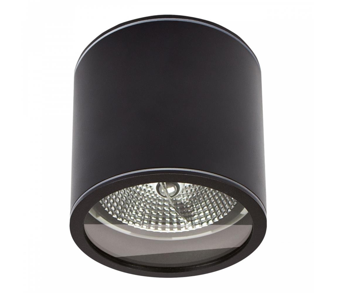 Koupelnové bodové svítidlo CHLOE AR111 1xGU10/15W/230V IP44 kulatý černá