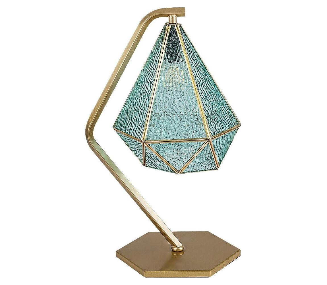 Rabalux Rabalux 74200 - Stolní lampa NORAH 1xE14/40W/230V zlatá/modrá