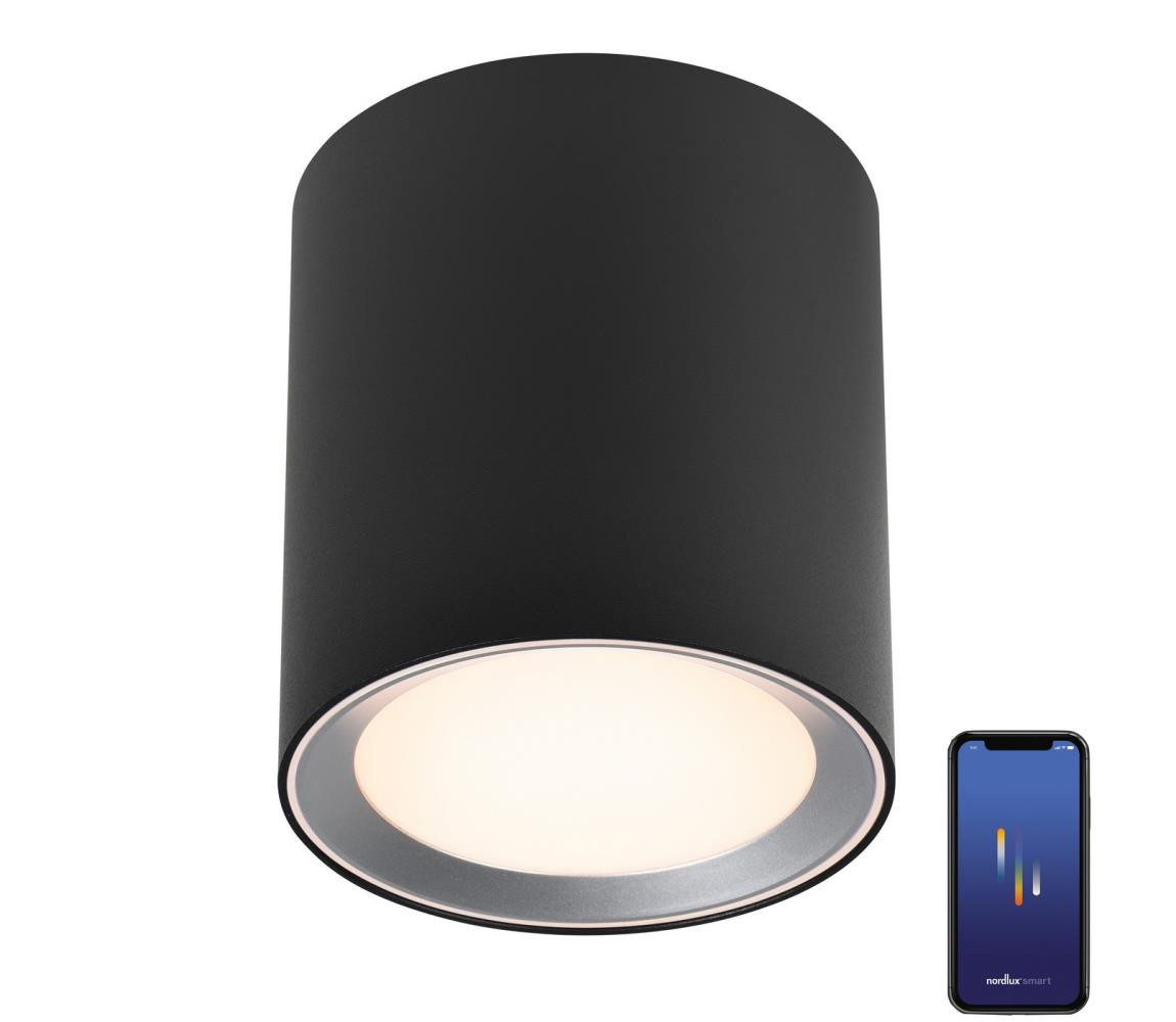 Nordlux Nordlux -LED Stmívatelné koupelnové svítidlo LANDON SMART LED/8W/230V IP44 černá