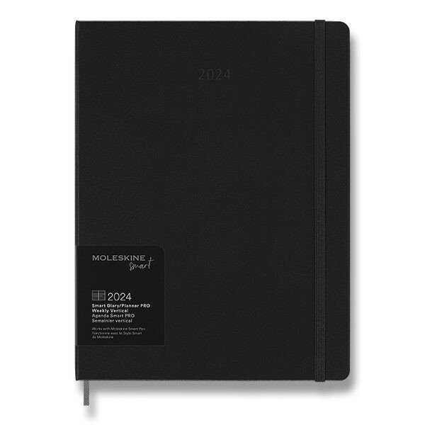 Diář Moleskine Smart Writing 2024 - pevné desky - XL, týdenní 1206/5823619