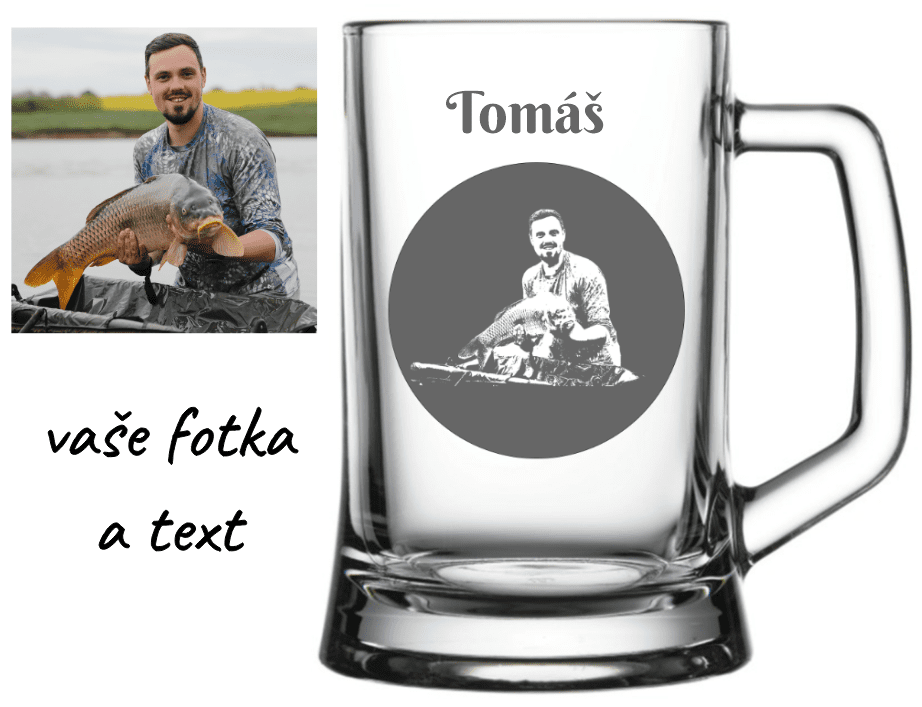 Dekorant Pivní půllitr s fotografií