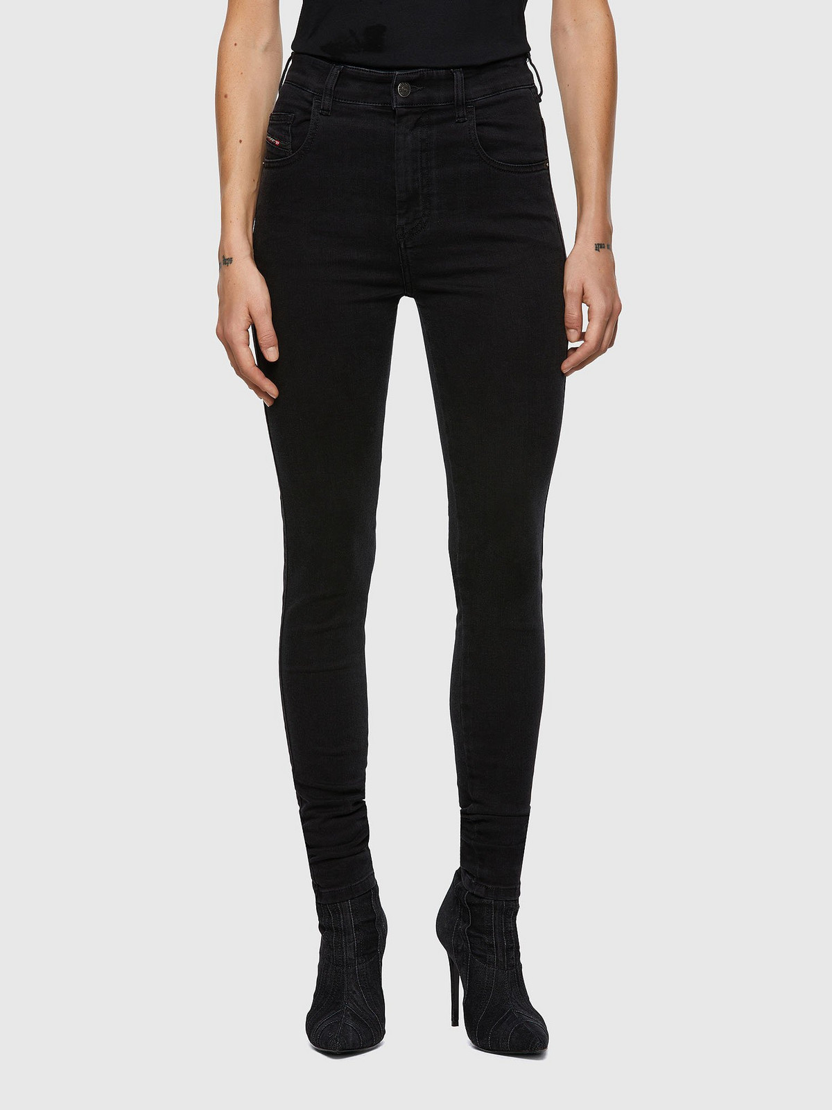 Diesel Jeans - DSLANDYHIGH L.32 TROUSERS black