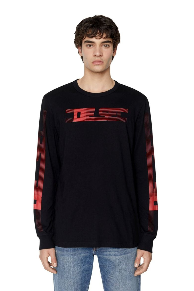 Diesel T-shirt - T-JUST-LS-E5 T-SHIRT black